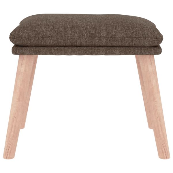 vidaXL Tabure smeđesivi 45 x 29,5 x 35 cm od tkanine