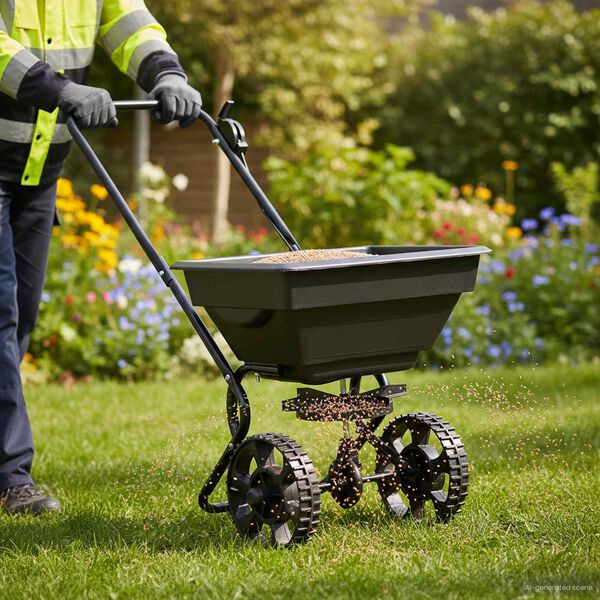 vidaXL Rasipač Crna 47 x 82 x 75 cm PVC i čelik