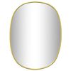 vidaXL Zidno ogledalo zlatna 40x30 cm