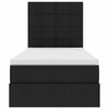vidaXL Krevet s madracem i skladi&scaron;tem Crna 100 x 200 cm Poliester