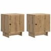 vidaXL Noćni ormar 2 pcs Hrast artisan 43 x 34,5 x 50 cm