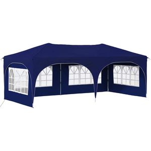 vidaXL Rastezljivi &scaron;ator za zabave 575 x 288 x 245 cm Plava