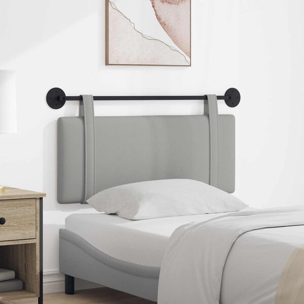 vidaXL Držeće uzglavlje Zidne Oblačnosiva 110 x 55 x 5 cm tkanina