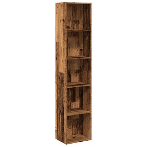vidaXL Regal za knjige boja starog drva 40x30x189 cm konstruirano drvo