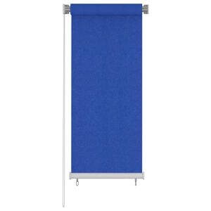 vidaXL Vanjska rolo zavjesa 65 (&Scaron;) x 140 (V) cm Plava HDPE