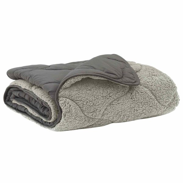 vidaXL Ljetni pokrivač &Scaron;onerisan Svjetlosiva 140 x 220 cm