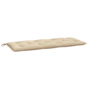 vidaXL Jastuk za vrtnu klupu bež 120 x 50 x 7 cm od tkanine Oxford