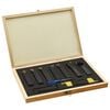 vidaXL 12-dijelni set izmjenjivih alata za tokarenje 16 x 16 mm 100 mm