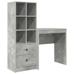 vidaXL Stol Betonski sivi 115,5 x 40 x 127 cm 2 kom.