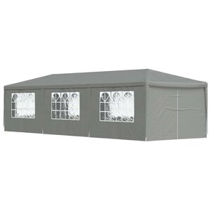 vidaXL &Scaron;ator za zabave 900 x 300 x 255 cm Svjetlosiva PE i čelik