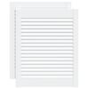 vidaXL Vrata za ormarić re&scaron;etkasta 2 kom bijela 61,5x49,4 cm borovina
