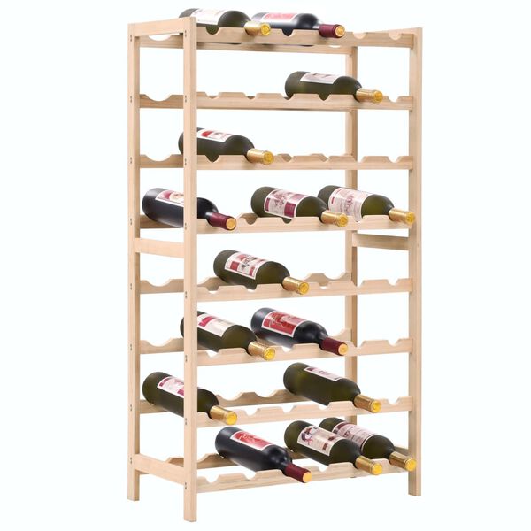vidaXL Stalak za vino od cedrovine 57,5 x 28 x 102 cm