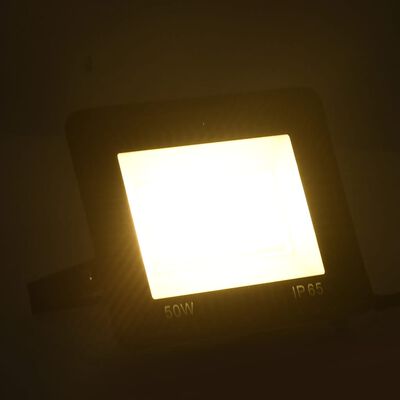 vidaXL LED reflektor 50 W topli bijeli