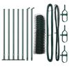 vidaXL Stup za ogradu Zelena 10 x 0,4 m (mreža 50 mm) Čelik i PVC
