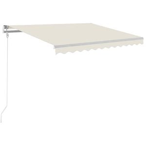 vidaXL Tenda na automatsko uvlačenje 300 x 250 cm krem