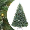 vidaXL Umjetno božićno drvce s stalakom Zelena 240 cm PE i PVC