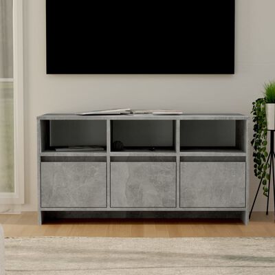 vidaXL TV ormarić siva boja betona 102 x 37,5 x 52,5 cm od iverice