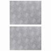vidaXL Stepenica 2 kom. 40 x 30 cm Srebrno Aluminij Pravokutni