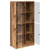 vidaXL Highboard Staro drvo 68 x 37 x 142 cm Konstruirano drvo