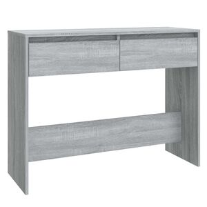 vidaXL Konzolni stol siva boja hrasta 100x35x76,5 cm konstruirano drvo