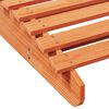 vidaXL Ležaljka za sunčanje vo&scaron;tano smeđa 205x110x31,5 cm od borovine