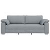 vidaXL Sofa Svijetlo siva 219 x 77 x 82 cm tkanina