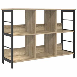 vidaXL Polica 6 razina 102 x 32 x 72,5 cm Konstruirano drvo