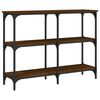 vidaXL Konzolni stol boja smeđeg hrasta 100x29x75 cm konstruirano drvo
