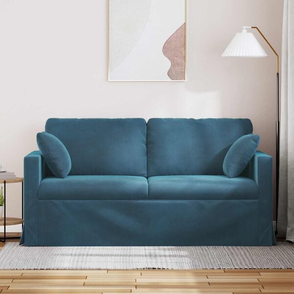 vidaXL Sofa Plava 158 x 78 x 80 cm Bar&scaron;un