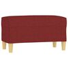 vidaXL Klupa Crvena boja vina 70 x 35 x 41 cm od tkanine