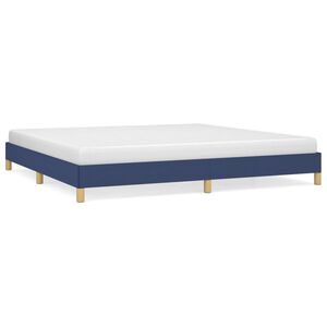 vidaXL Okvir za krevet bez madraca plavi 200x200 cm od tkanine