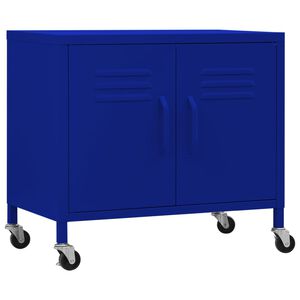 vidaXL Ormarić za pohranu modri 60 x 35 x 56 cm čelični