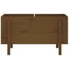 vidaXL Povi&scaron;ena vrtna gredica boja meda 101x50x57 cm masivna borovina