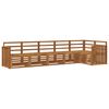 vidaXL Set vanjskih sofa 6 kom. Prirodna Poliester