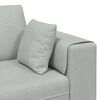 vidaXL Sofa s jastukom 3 pcs Svijetlo siva Bar&scaron;un