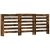 vidaXL Pokrov za radijator hrasta sonome 205x21,5x83,5 cm