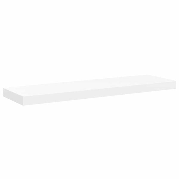 vidaXL Plutajuća zidna polica bijela 80 x 23,5 x 3,8 cm MDF