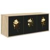 vidaXL TV ormar za montažu na zid BREMEN 102 x 33 x 40 cm Hrast sonoma