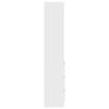 vidaXL Visoka ploča bijela 37,5x35x180 cm izrađeno drvo
