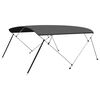 vidaXL Tenda bimini s 4 luka antracit 243 x (230 - 244) x 137 cm