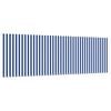 vidaXL Skrovita tenda Prugasti Plava 350 x 200 cm tkanina