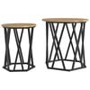 vidaXL Kava Stol 2 pcs Umjetnički hrast 50 x 50 x 50 cm