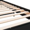 vidaXL Okvir za krevet crni 100x200 cm konstruirano drvo i metal
