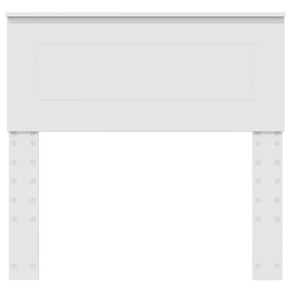vidaXL Uzglavlje s uzglavljem Bijelo 90 cm Konstruirano drvo