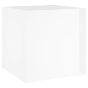 vidaXL Sadilica sjajna bijela 40 x 40 x 40 cm od konstruiranog drva