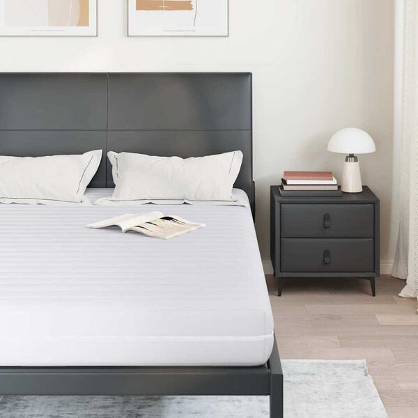 vidaXL Madrac Bijelo 140 x 190 cm Pocket opruga