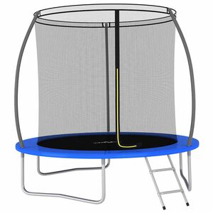 vidaXL Set trampolina okrugli 244 x 55 cm 100 kg