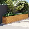 vidaXL Povi&scaron;ena vrtna gredica 578x50x69 cm Corten čelik