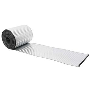 vidaxl Ograda oko Travnjaka 10 m x 25 cm Pocinčani čelik Srebrna