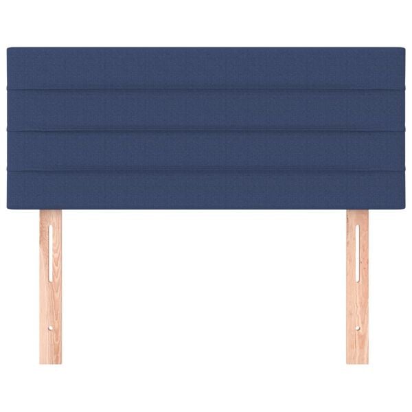 vidaXL Uzglavlje plavo 80 x 5 x 78/88 cm od tkanine